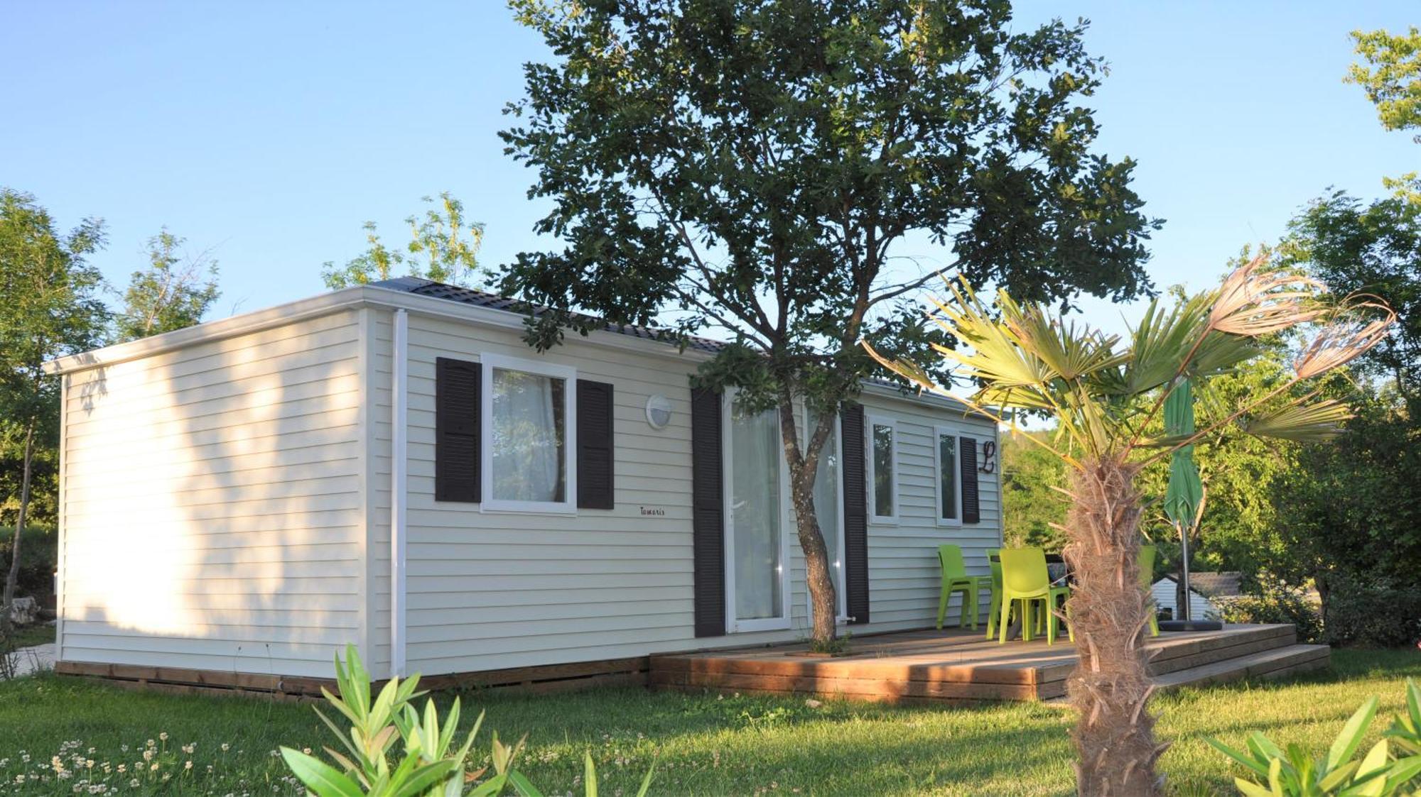 Camping La Digue Chauzon Camera foto